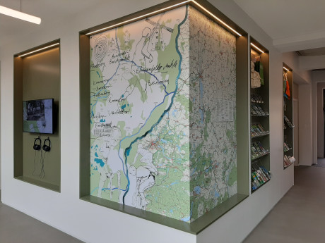 Innenansicht Touristinformation Haus Uckermark