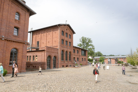 Innenhof Landgut Stober