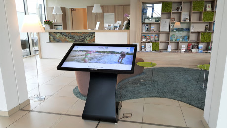 Infostele Strandhotel Senftenberger See