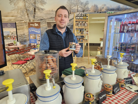 Jann Lange und der Perleberger Senf auf der Grünen Woche 2024
