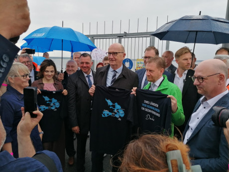 Feierliche Eröffnung des Fünf-Seen-Verbunds im Lausitzer Seenland