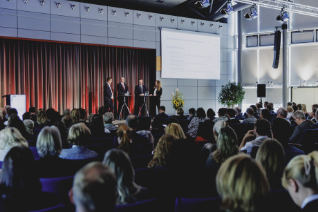 Brandenburgischer Tourismustag 2025, Bühne: Keller, Weskamp, Woronka.