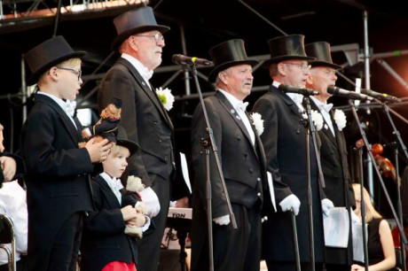 Sänger beim Finsterwalder Sängerfest 2022