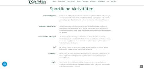 Foto von den möglichen Aktivitäten in der Schorfheide