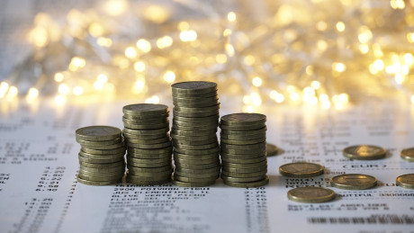 Foto von Münzstapeln