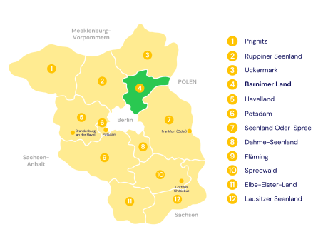 Karte Barnimer Land