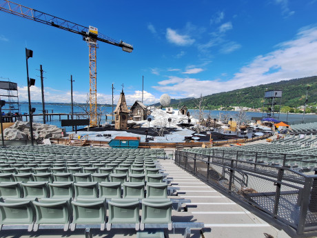 Foto Bregenz Seebühne Festspielhaus