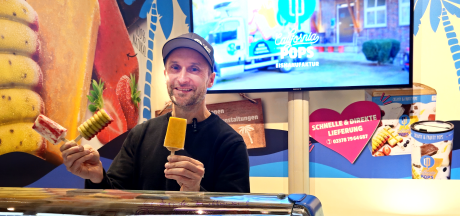 Foto vom Messestand &quot;California Pops Eis&quot; auf der Grünen Woche 2025