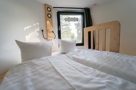 slube tower Aussicht Bett