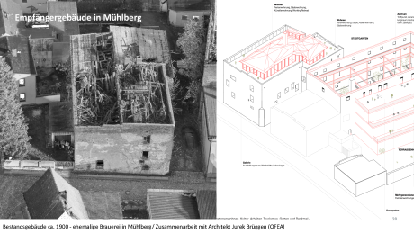 Bestandsgebäude ca. 1900 - ehemalige Brauerei in Mühlberg/ Zusammenarbeit mit Architekt Jurek Brüggen (OFEA)