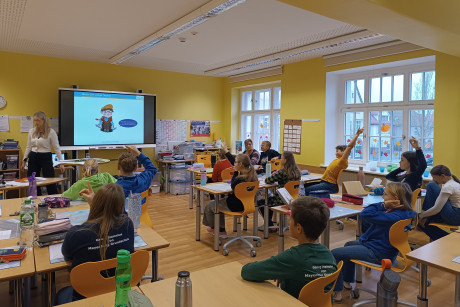 Workshop Barrierefreiheit in Grundschule im Lausitzer Seenland
