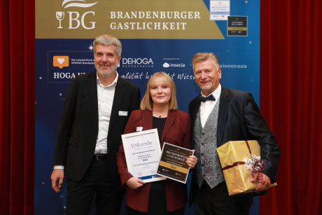 Auszeichnung des Gastgebers des Jahres Land Brandenburg 2024
