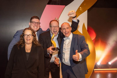 Preisträger auf der Bühne: Tourismusverband Fläming