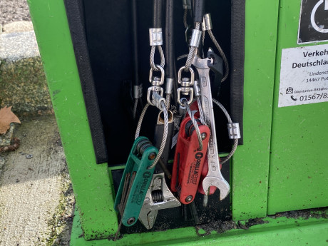 Details Fahrradreparaturstation