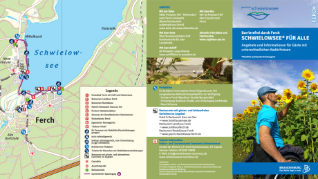 Kartenausschnitt barrierefrei durch Ferch