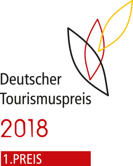 Logo Deutscher Tourismuspreis 1. Platz