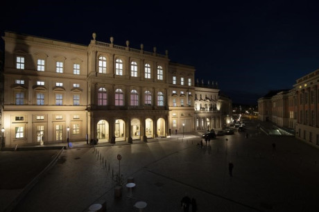 Museum Barberini in Potsdam, Abendansicht