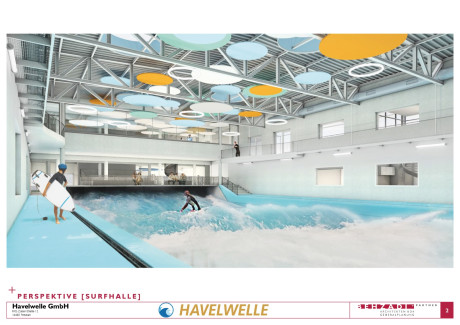 Havelwelle Surfanlage indoor Rendering