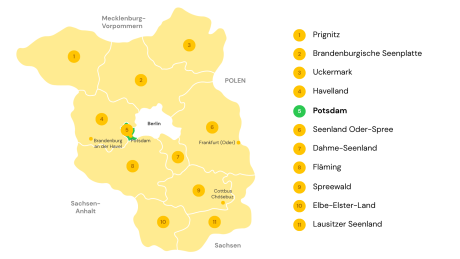 Karte Potsdam