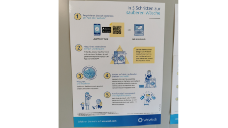 Foto von der WeWash Bedienungsanleitung