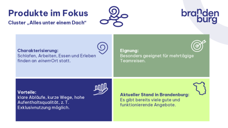 Schaubild Produkte Cluster New Work