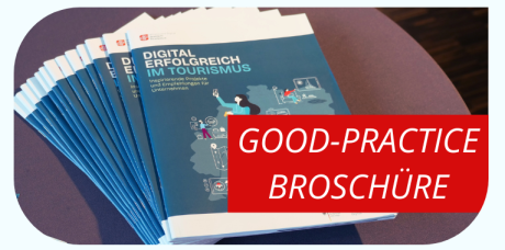 Foto der Good-Practice Broschüre: Digital erfolgreich im Tourismus