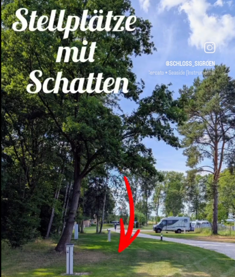 Schloss Sigrön - Hitzevideo Stellplätze