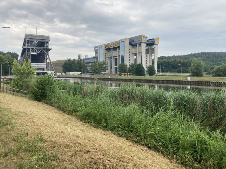 Foto vom Schiffshebewerk Niederfinow
