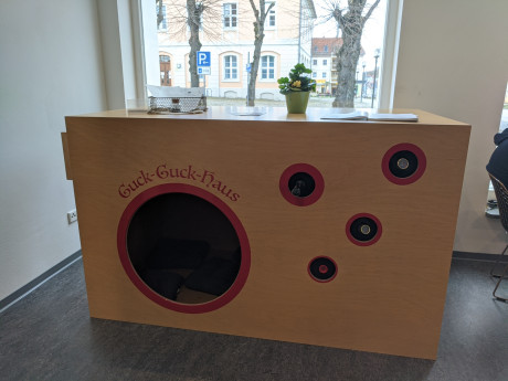 Spielhaus für Kinder in der Touristinformation Lychen