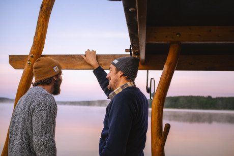 Foto von einer Familien-Floßtour