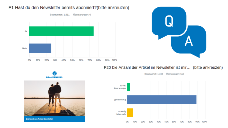 Statistik Chart der Umfrage