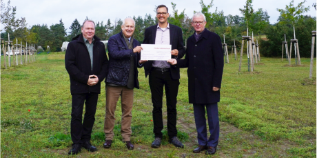 Foto von der Fördermittelübergabe