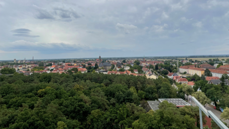 Pressefahrt Wittenberge: Blick vom Wasserturm