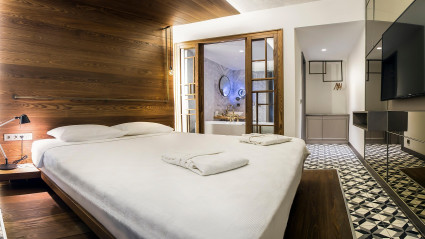 Foto von einem Hotelzimmer