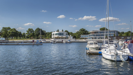 Foto vom Stadthafen Senftenberg