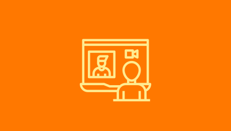 Illustration für Online-Interview