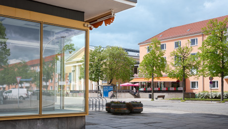 leer stehendes Gebäude in Eisenhüttenstadt