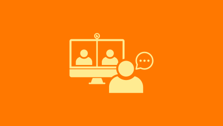 Illustration für Web-Konferenz