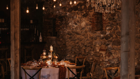 Gedeckter Tisch im Landresort Gut Leben im Barnimer Land