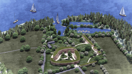 Vogelperspektive 360° teamgeist Resort Rendering