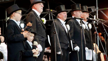 Sänger beim Finsterwalder Sängerfest 2022