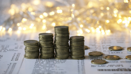 Foto von Münzstapeln