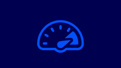 Skala mit Zeiger Symbol