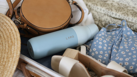 Foto von einem gepackten Koffer