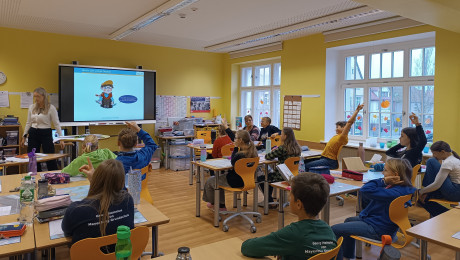 Workshop Barrierefreiheit in Grundschule im Lausitzer Seenland