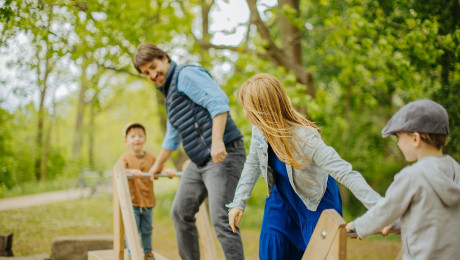Familienausflug im Volkspark Potsdam