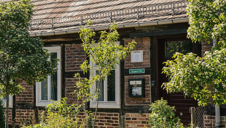Feirenwohnung von außen in der Baruther Glashütte