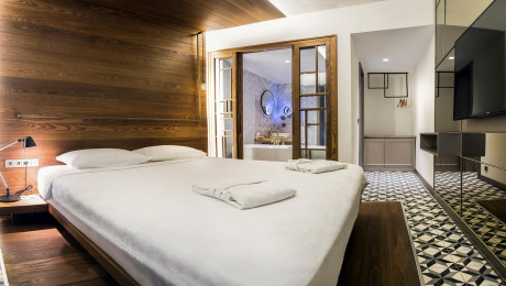 Foto von einem Hotelzimmer