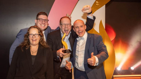 Preisträger auf der Bühne: Tourismusverband Fläming