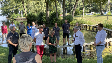 Mitarbeiter des teamgeist Resort am Wolziger See